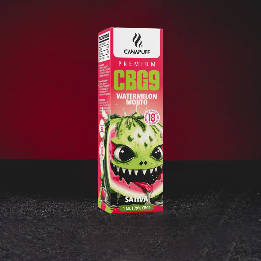 Wassermelonen-Mojito-Vape-Stift, hochwertiger Einweg-CBG9-Stift, Kratom-Weltverkauf Watermelon Mojito Vape Pen Kvalitní jednorázové CBG9 Pero Kratom World Prodej CBG9 Vape Pen 79% 1ml Watermelon Mojito – erfrischender Vape mit Aroma von Wassermelone, Limette und kühlender Minze inspiriert von sommerlichem Mojito